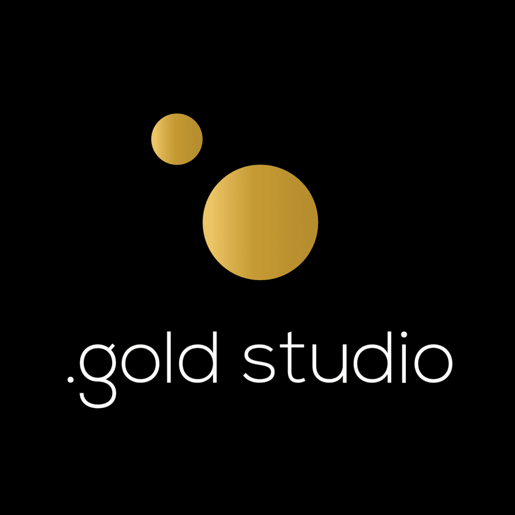 Logo .gold studio | studio portretu, produktu i reklamy